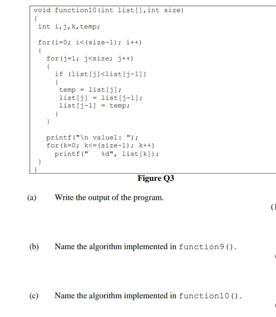 Solved Q3 Answer Q3(a)-Q3(e) based on the information given | Chegg.com