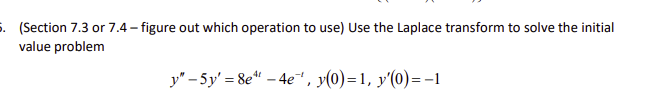 Solved 5. (Section 7.3 or 7.4- figure out which operation to | Chegg.com