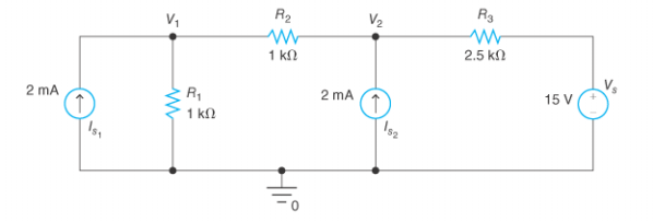 Solved Use the superposition principle to analyze the | Chegg.com