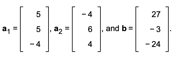 Solved Determine Whether B Can Be Written As A Linear | Chegg.com