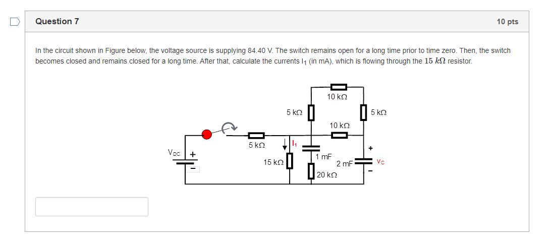 Solved D Question 7 10 pts In the circuit shown in Figure | Chegg.com