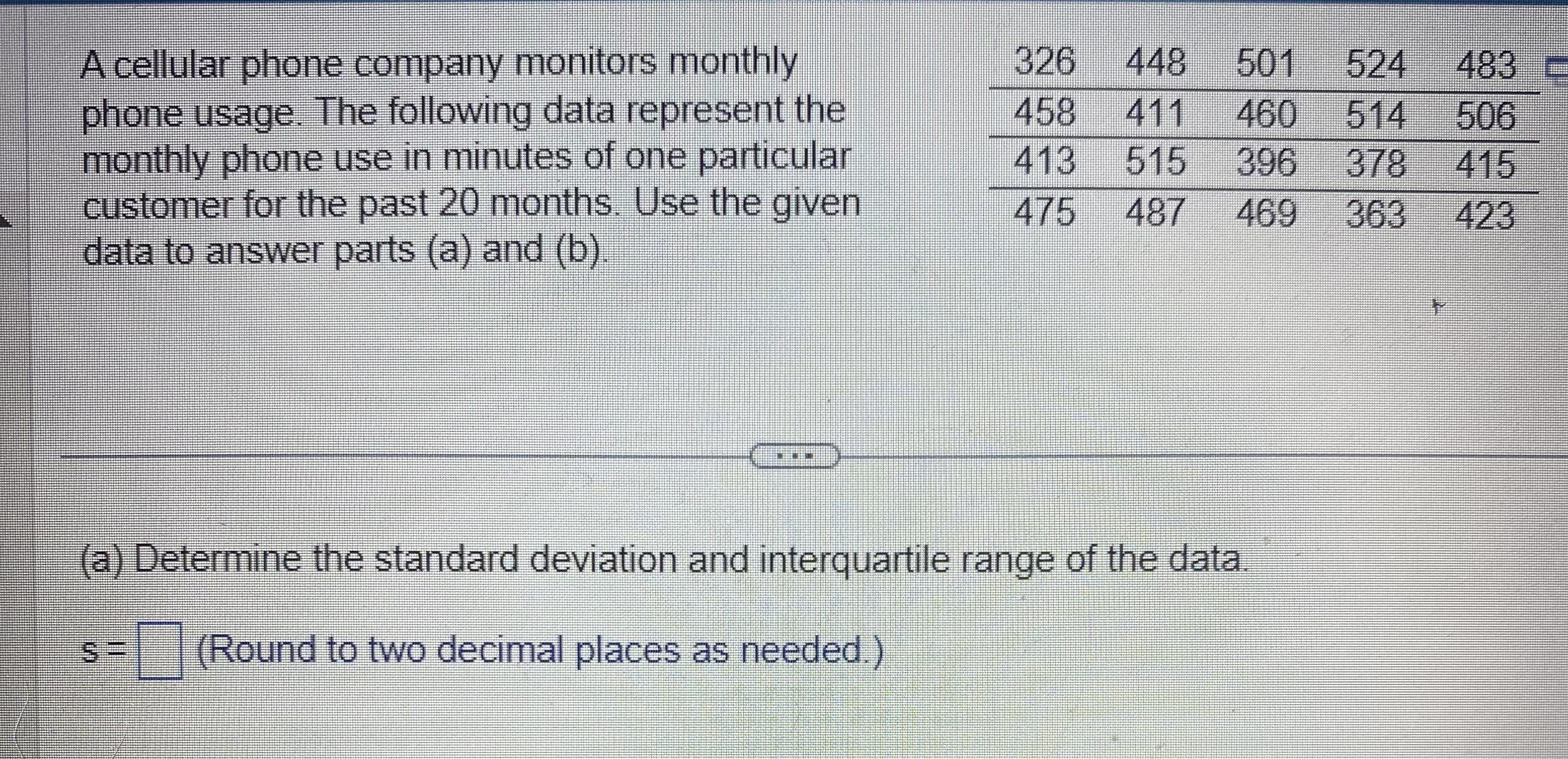 solved-a-cellular-phone-company-monitors-monthly-phone-chegg