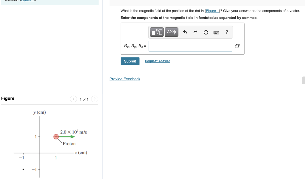 Solved What is the field at the position of the dot