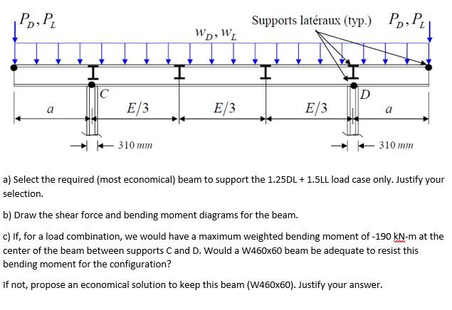 Solved 2. For the floor below, the beam cantilevered on axis | Chegg.com