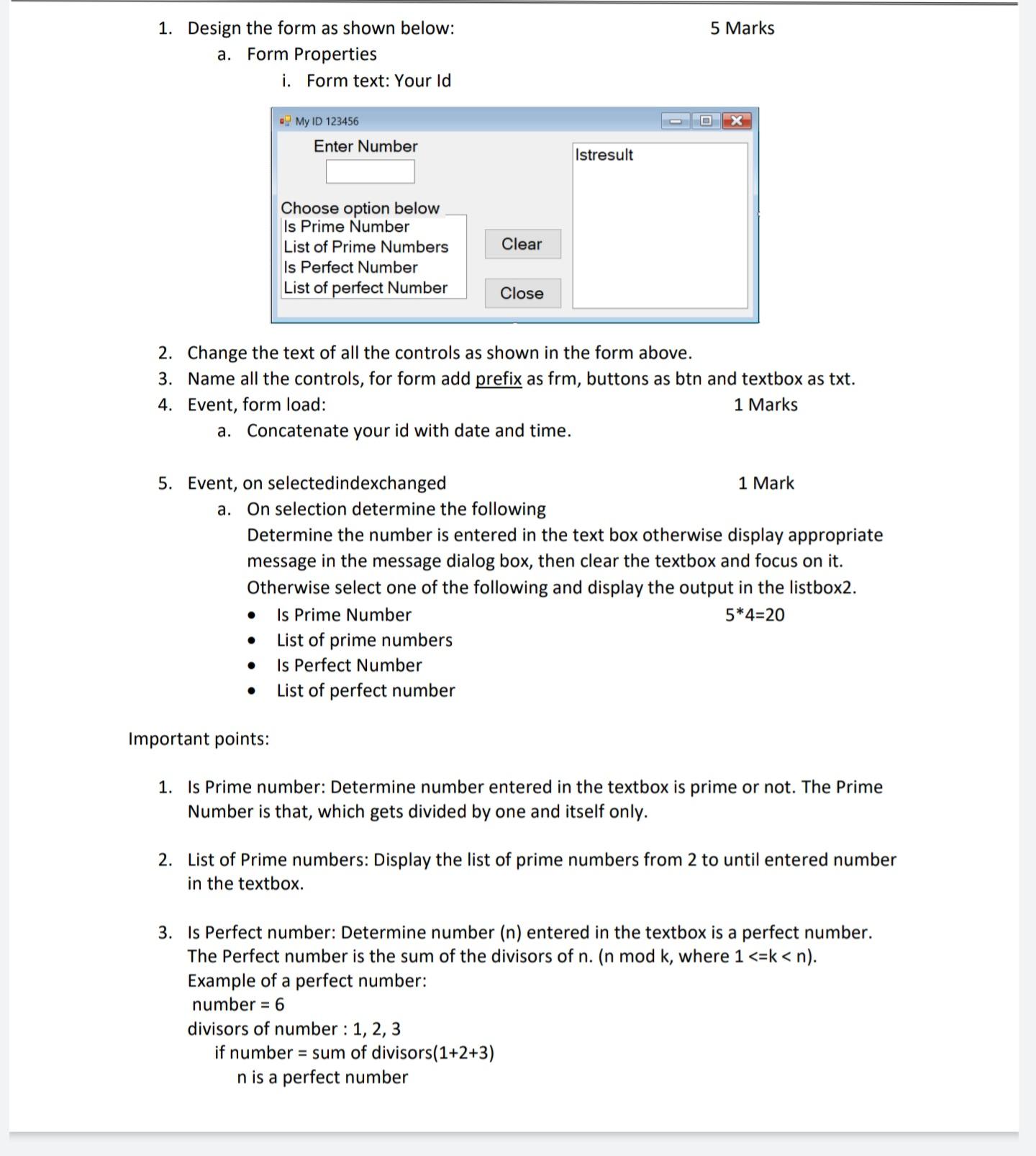 Solved 5 Marks 1. Design the form as shown below: a. Form | Chegg.com