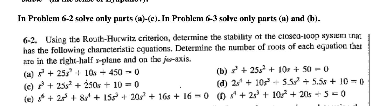 Solved In Problem 6-2 Solve Only Parts (a)-(c). In Problem | Chegg.com