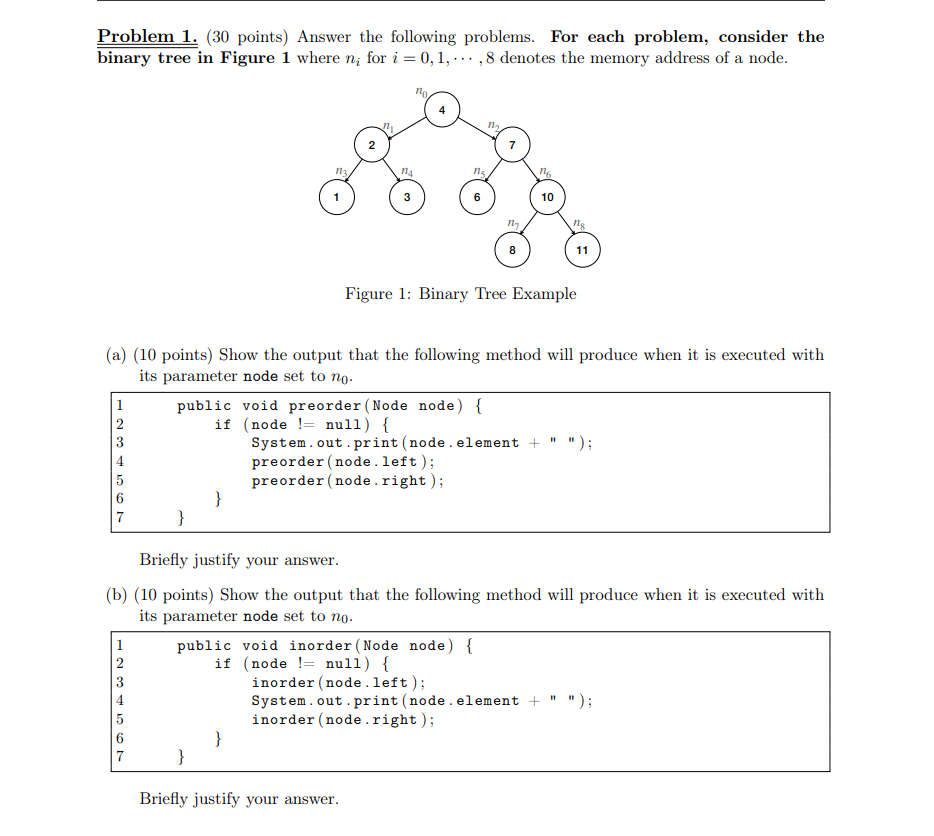 Solved Problem 2. (36 Points) Answer Each Of The Following | Chegg.com