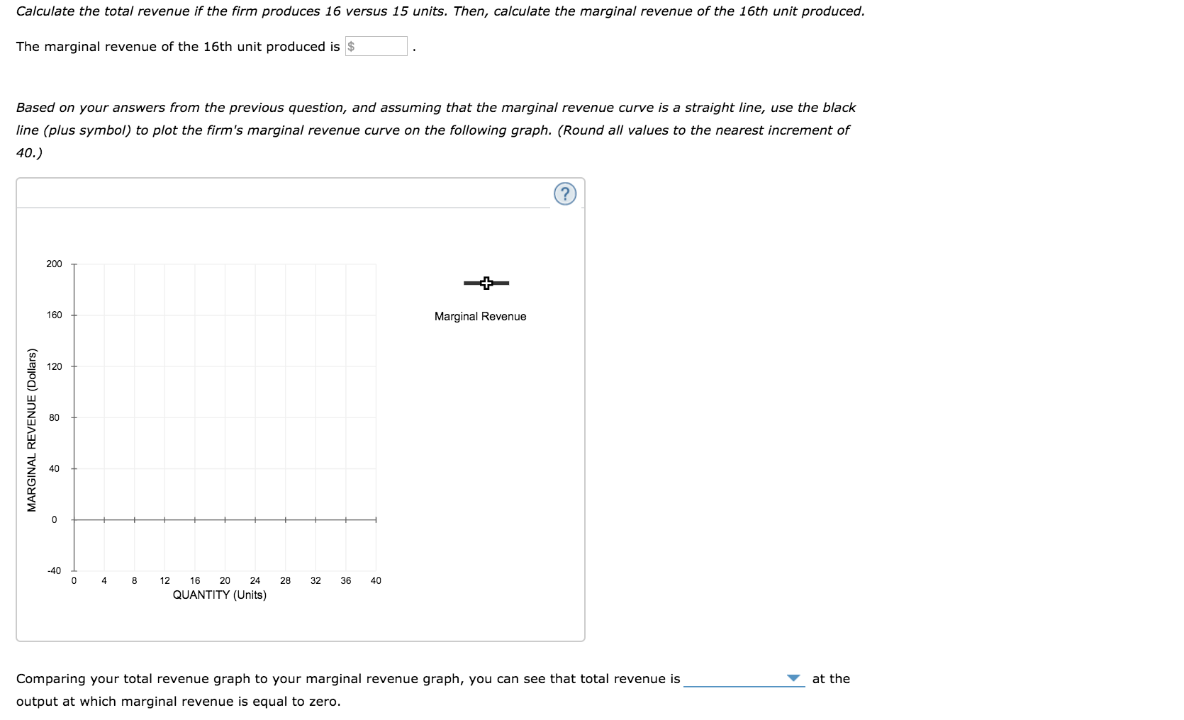 Solved 2. Calculating Marginal Revenue From A Linear Demand 