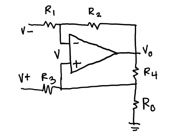 Solved Find the current through resistor R0. Assume under | Chegg.com