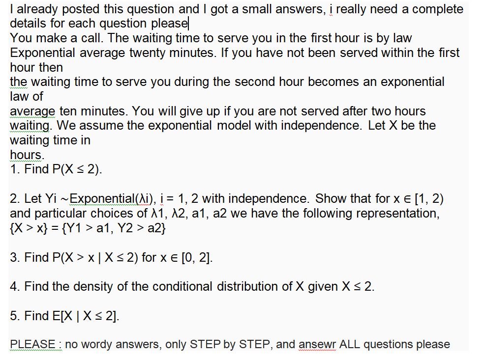 Solved I already posted this question and I got a small | Chegg.com