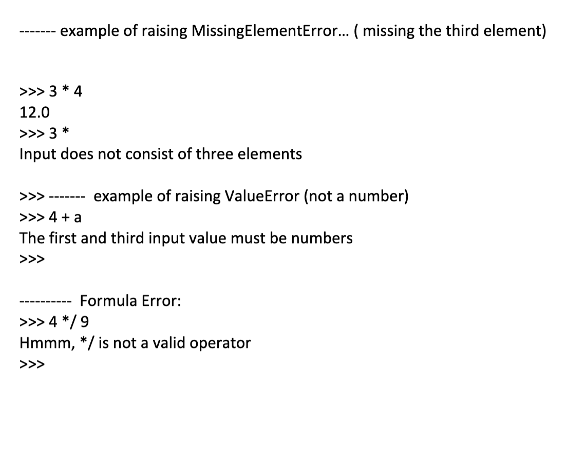 Solved Exception Error Question. You are going to write an | Chegg.com