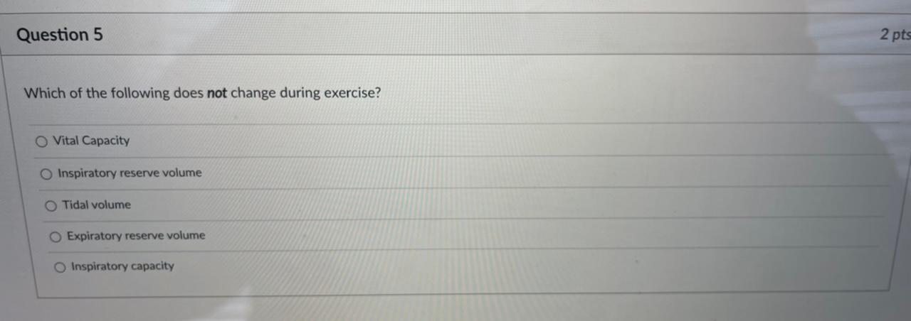 Solved Question 5 2 pts Which of the following does not | Chegg.com