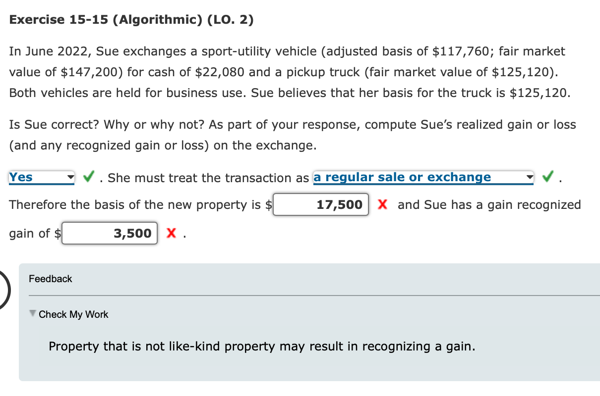 solved-in-june-2022-sue-exchanges-a-sport-utility-vehicle-chegg