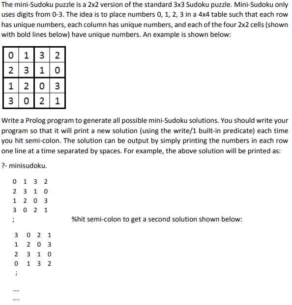 Sudoku Puzzles. How to do a 4x4 Sudoku Grid (easiest) Every column, row and  mini-grid must contains the numbers 1, 2, 3 and 4. Can you work. - ppt  download