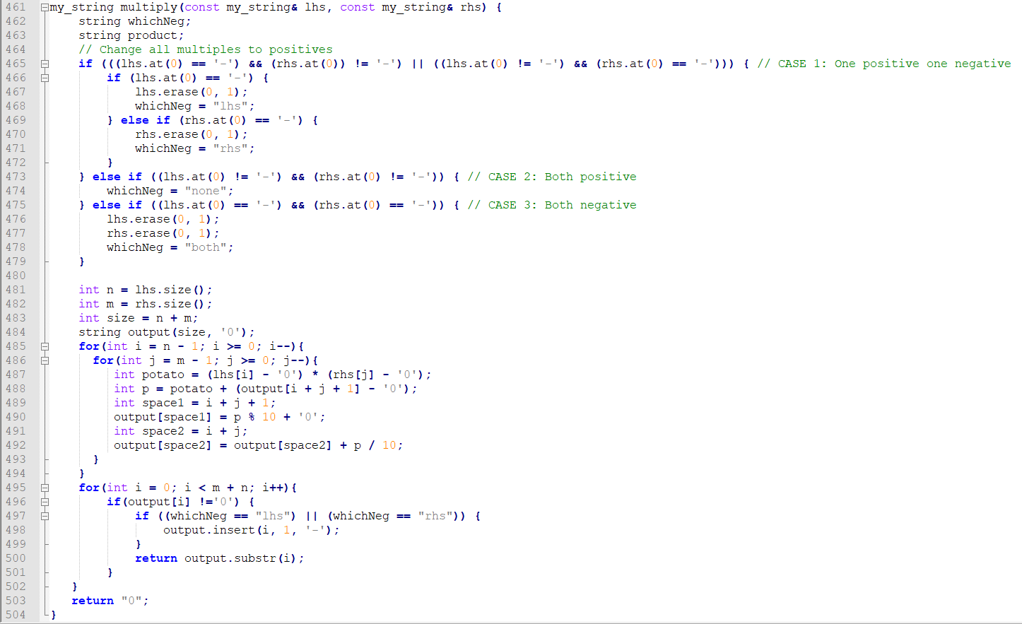 C++ I have to do String operations creating my own | Chegg.com