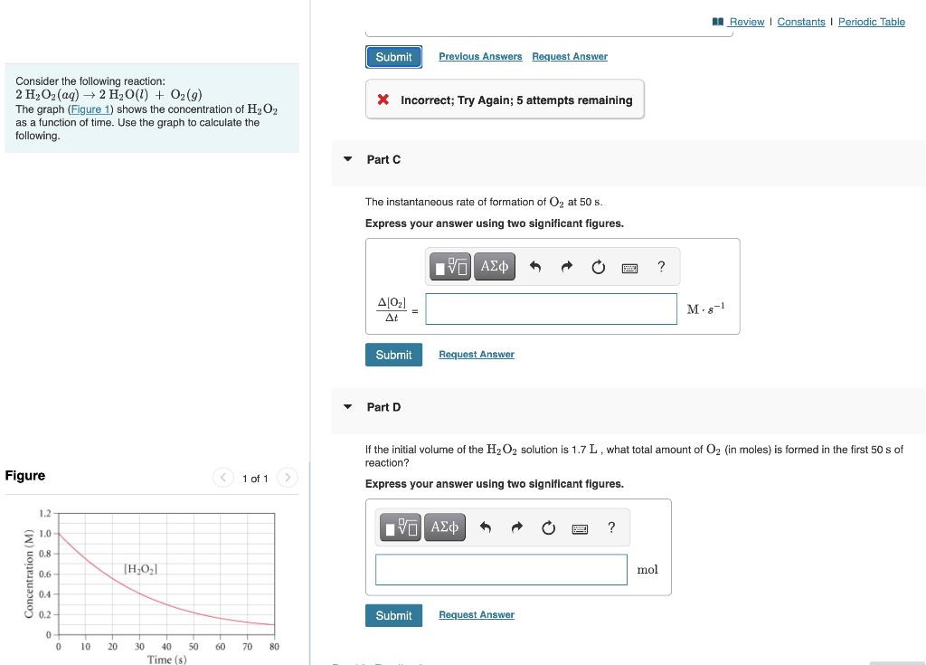 Solved Consider The Following Reaction: | Chegg.com