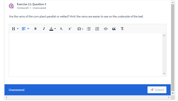 Solved Exercise 11: Question 1 Homework. Unanswered List all | Chegg.com