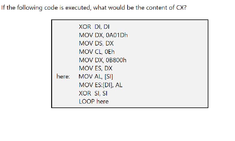 Solved If the following code is executed, what would be the | Chegg.com