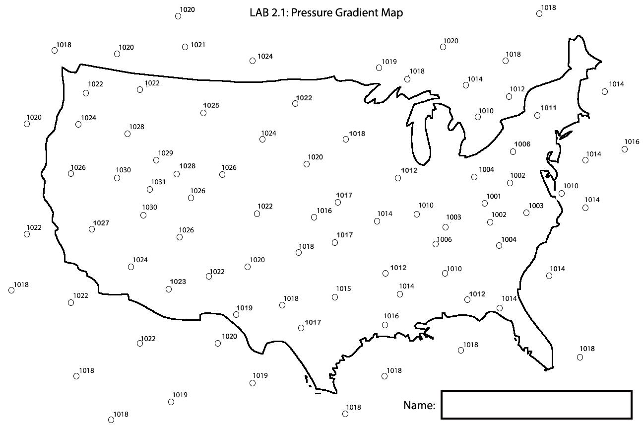 Solved The map below is a simplified weather map of the