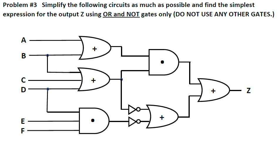 Solved Problem #3 Simplify the following circuits as much as | Chegg.com