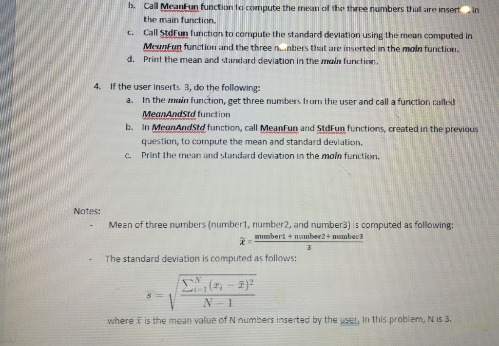Solved Problem statement Write a modular C program to | Chegg.com