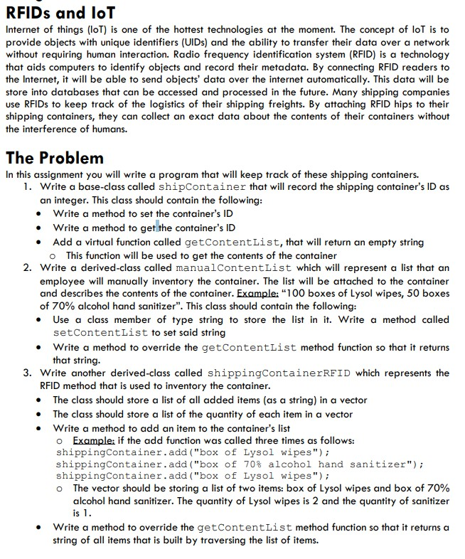 Write a C++ program using Visual Studio as | Chegg.com