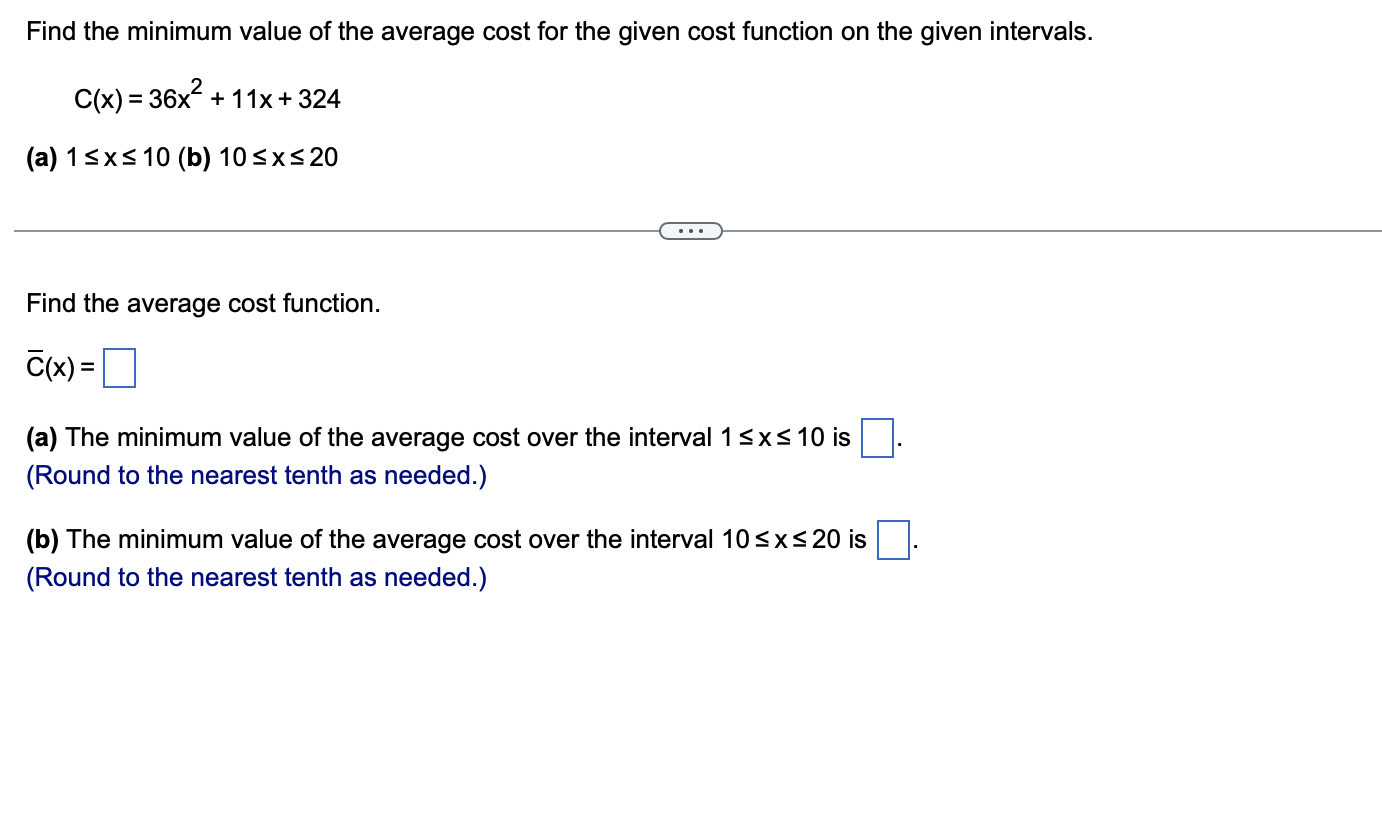 Solved C X 36x2 11x 324 A 1 X 10 B 10 X 20 Find The Chegg Com   Phpg101lg