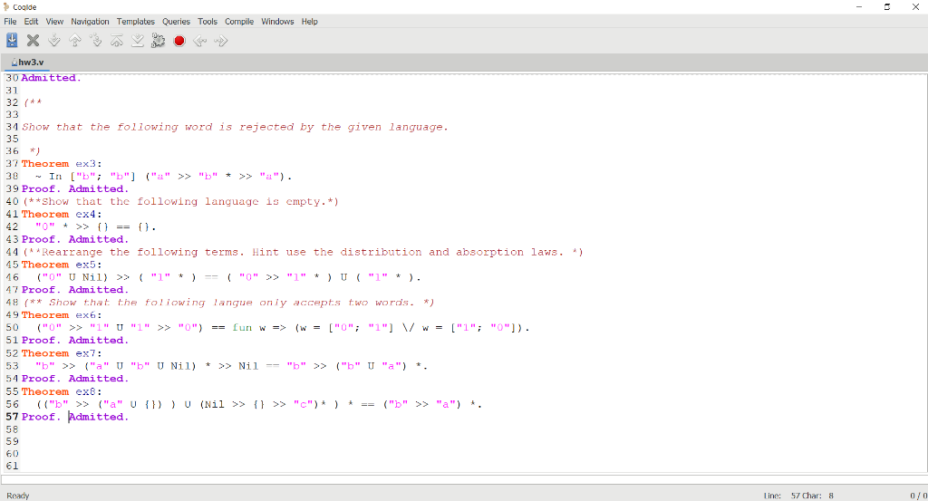 Solved Coq formal proof assistant questions assignments. I | Chegg.com