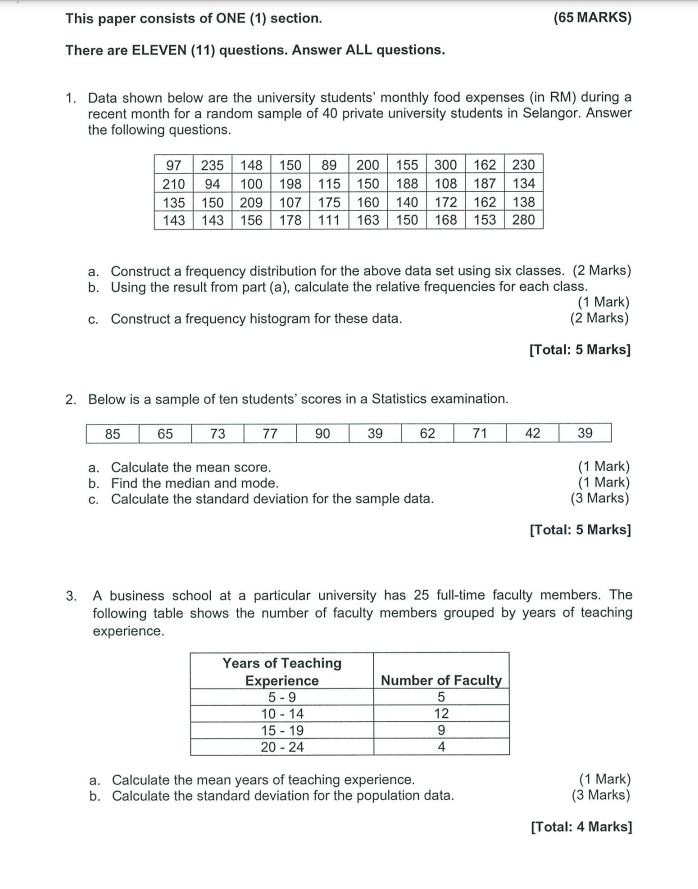 Solved 1. Data shown below are the university students' | Chegg.com
