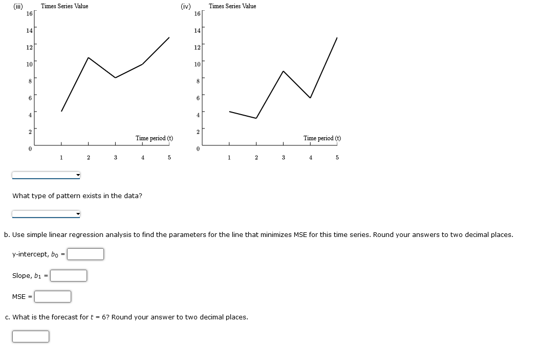 Solved Consider the following time series: t 1 2 3 4 5 Yt 5 | Chegg.com
