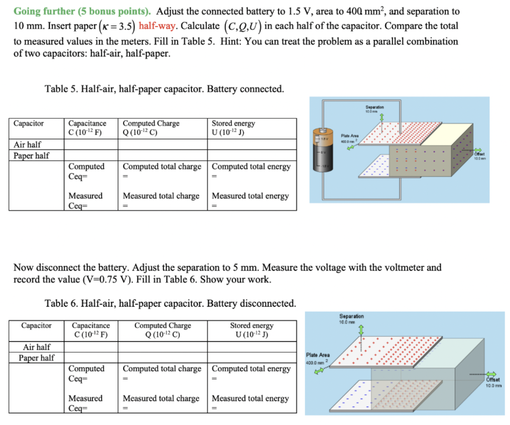 Solved I need both tables filled out and the simulation