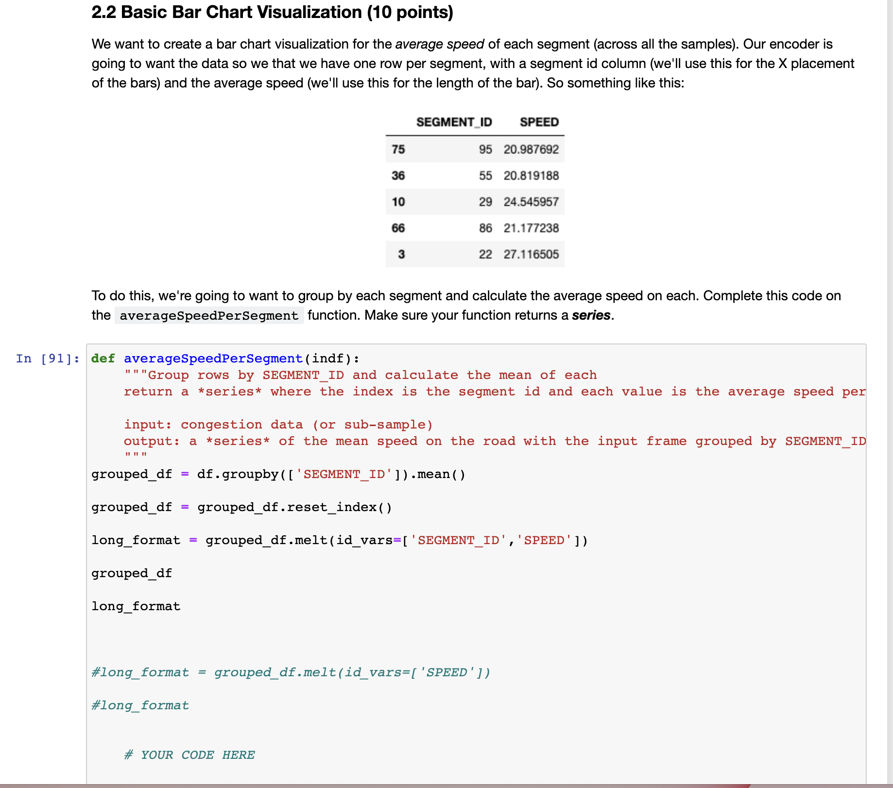 Solved \# let's generate the visualization def | Chegg.com