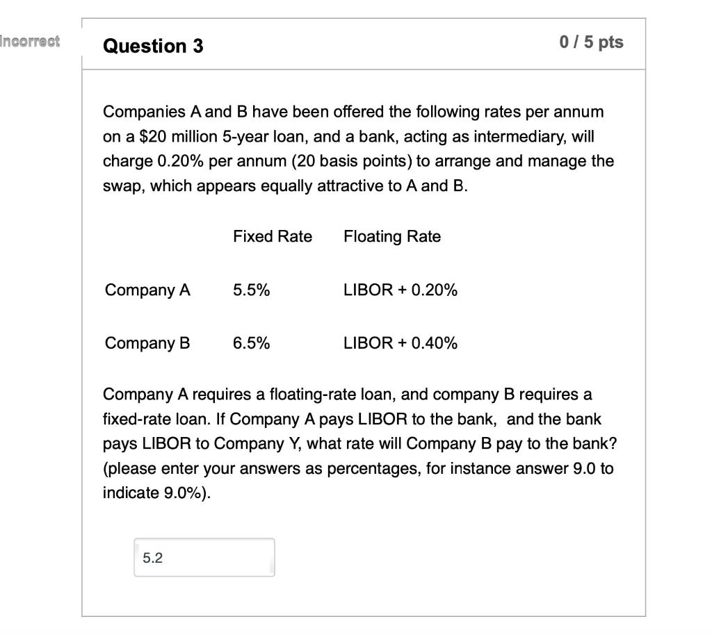 Companies A And B Have Been Offered The Following | Chegg.com