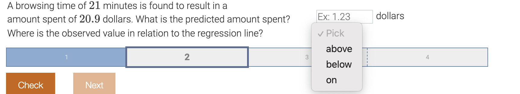 A boutique wants to determine how the amount of time | Chegg.com