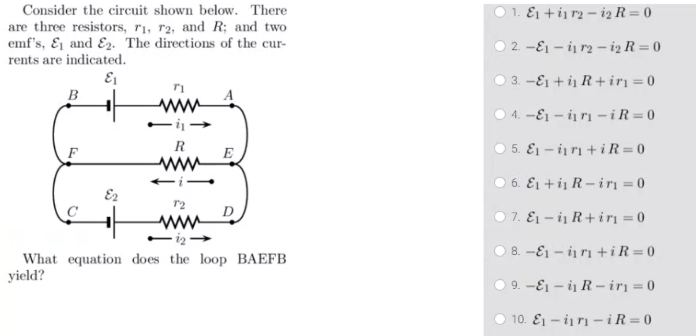 Solved Consider The Circuit Shown Below. There Are Three | Chegg.com