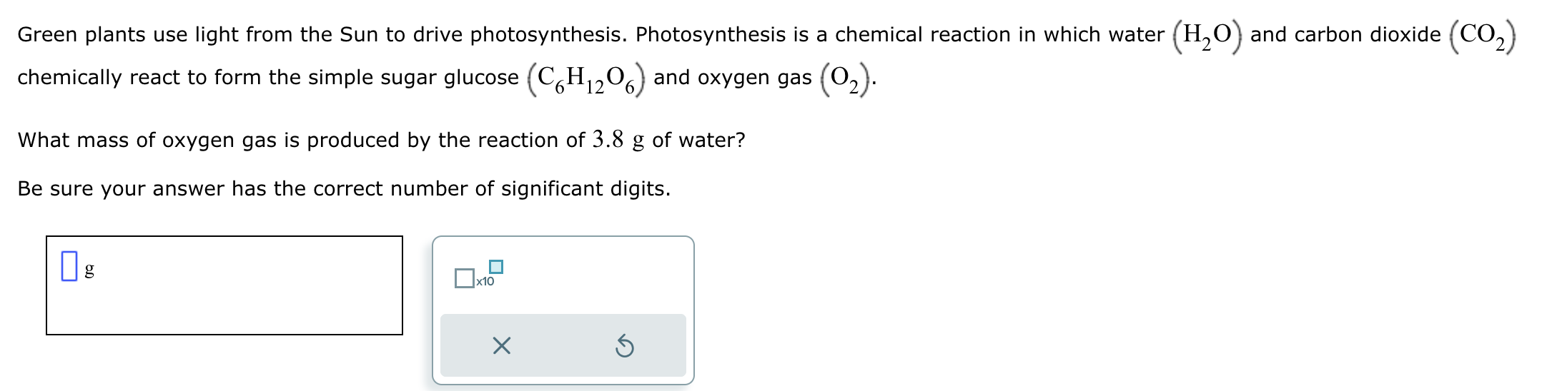 Solved Green plants use light from the Sun to drive