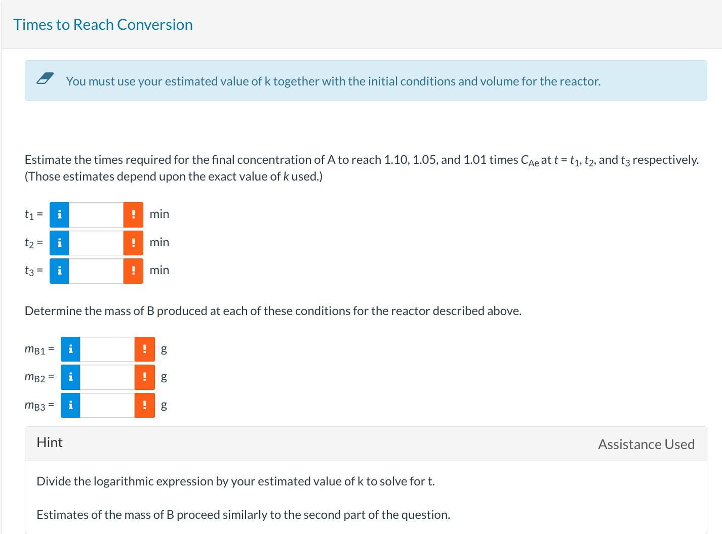 Solved A chemical reaction A→B ﻿is carried out in a closed | Chegg.com