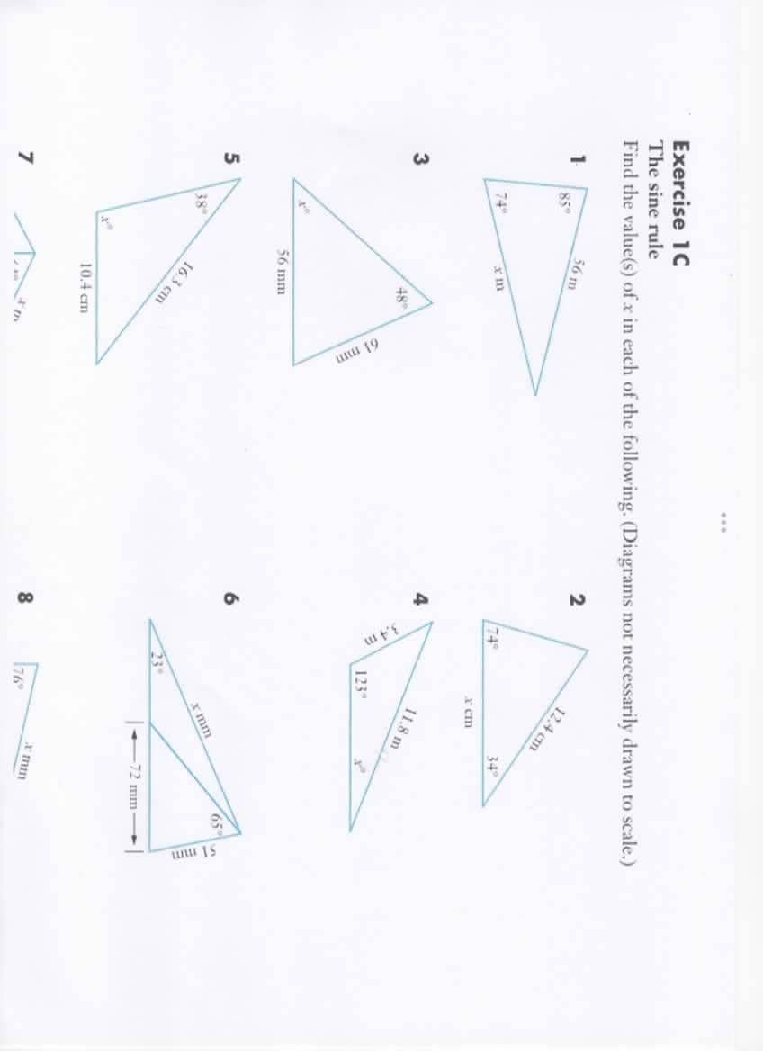 solved-exercise-1c-the-sine-rule-find-the-value-s-of-x-in-chegg