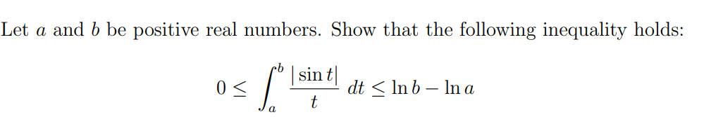 Solved Let A And B Be Positive Real Numbers. Show That The | Chegg.com