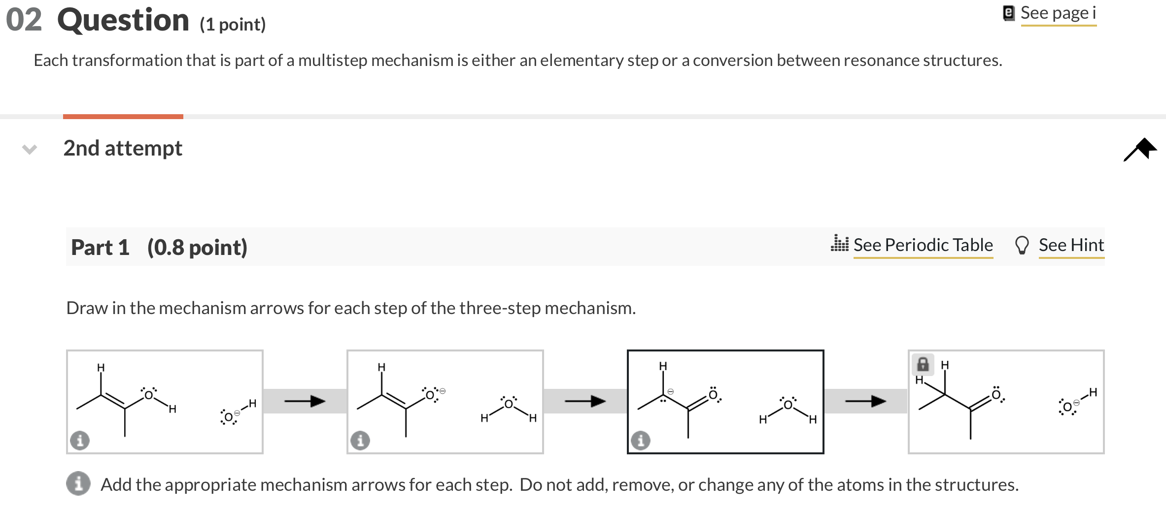 2 Question (1 point) e See page i Each transformation | Chegg.com