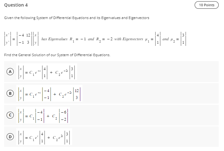 Solved Step 2: Converting your Eigenvalues and Eigenvectors | Chegg.com