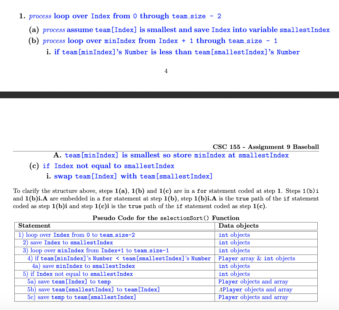 Solved C++ I have provided the assignment statement and the | Chegg.com