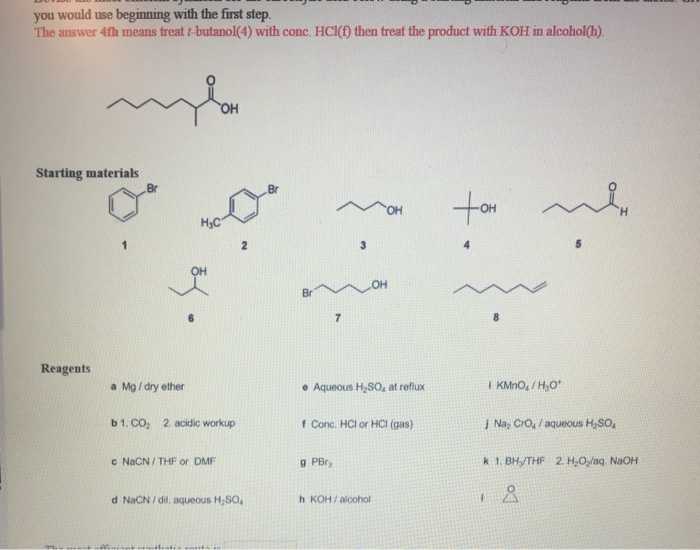 Solved you would use beginning with the first step The | Chegg.com