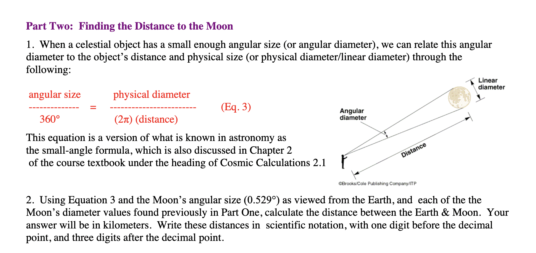 solved-how-do-i-find-the-distance-to-the-moon-with-this-chegg