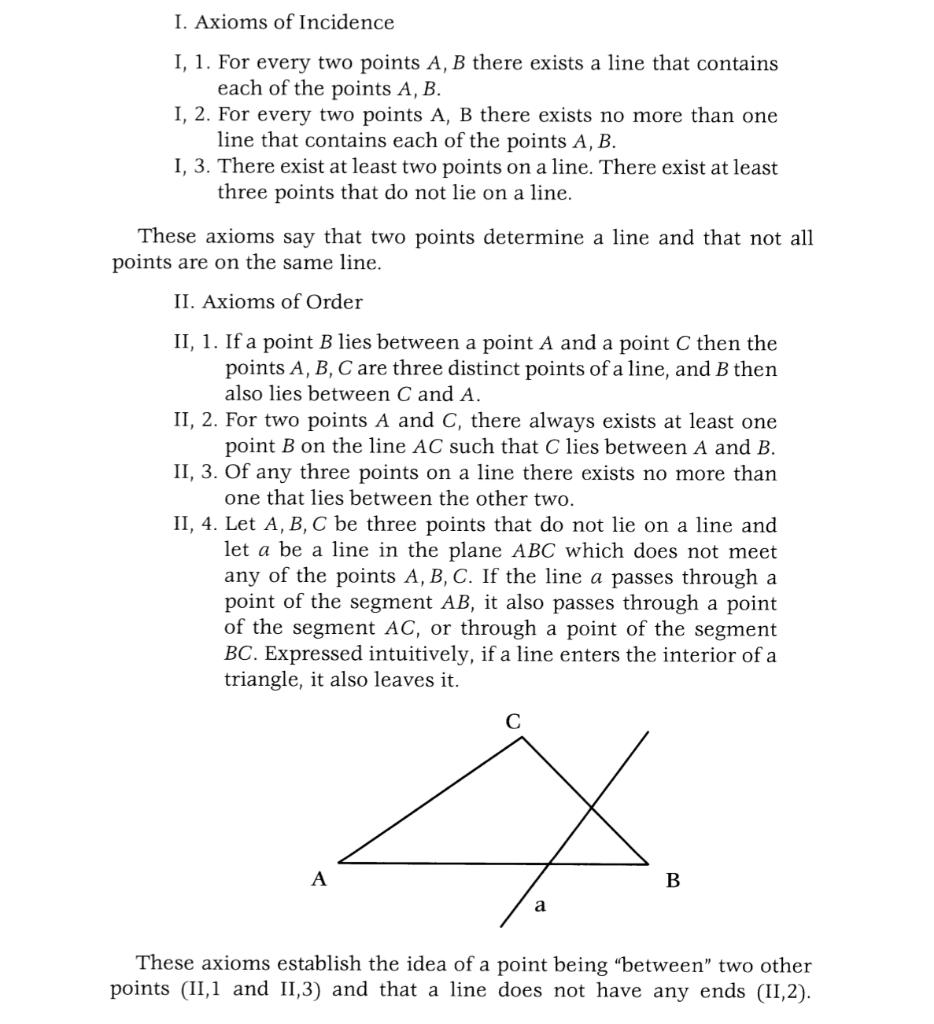 Solved Use Axioms I.3, II.2, II.3, And II.4 To Show That For | Chegg.com