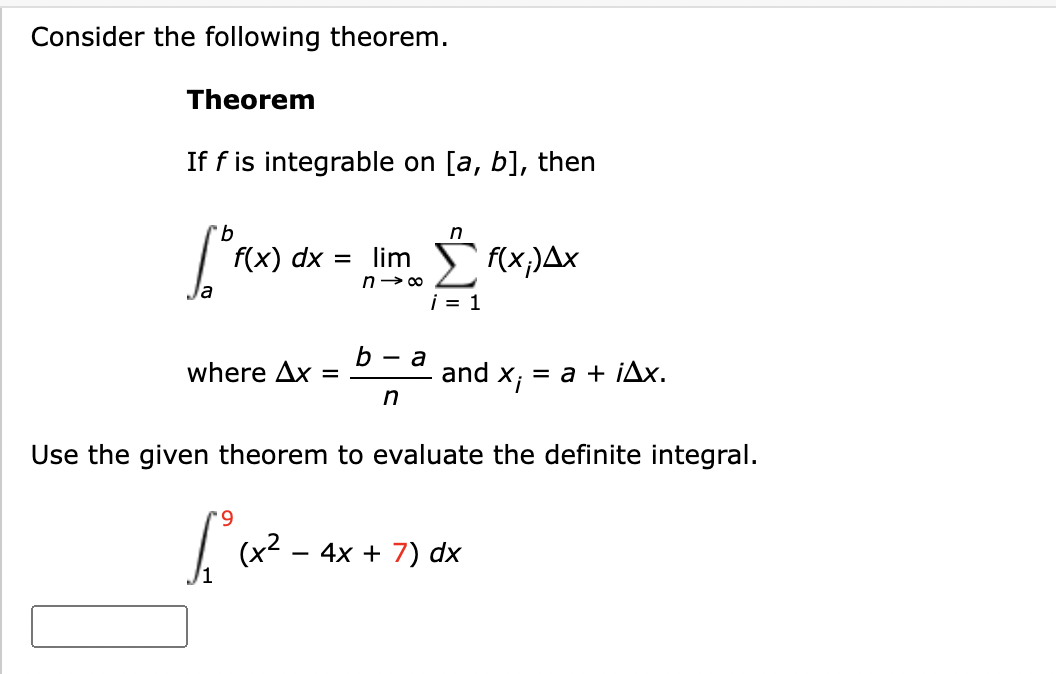 Solved Consider The Following Theorem. Theorem If F Is | Chegg.com