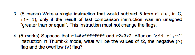 Solved Section B ARM Assembly Language 25 marks An ARM Chegg