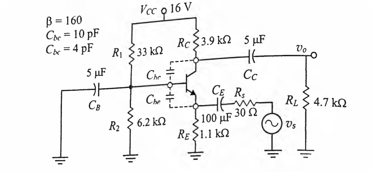 Solved Determine The Upper And Lower Cutoff Frequency For | Chegg.com