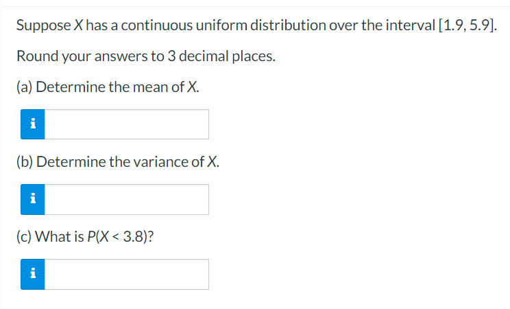 Solved Suppose X Has A Continuous Uniform Distribution Over | Chegg.com