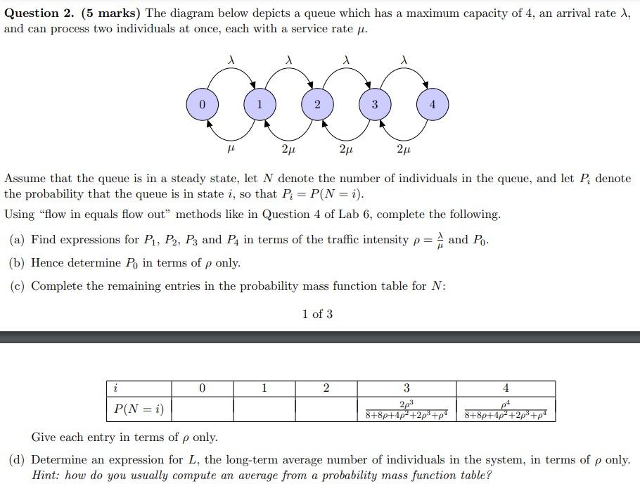 Solved For part (a), you must clearly state the flow in and | Chegg.com